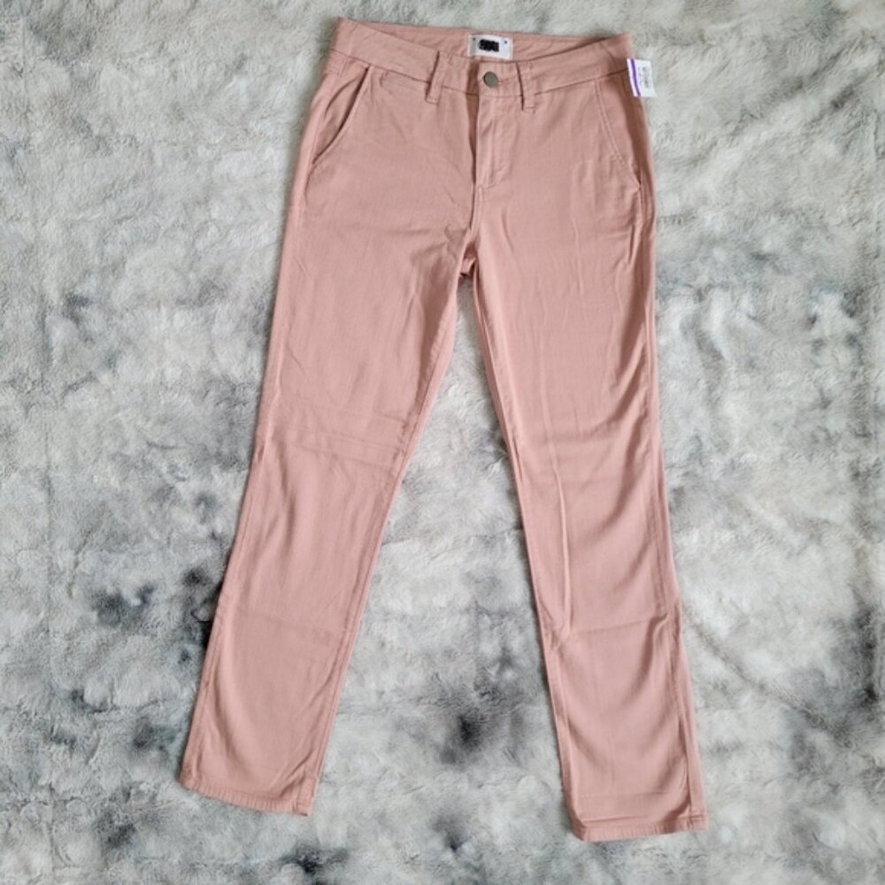 ❤️B2G1 Paige NWOT Rianne Delicate Rose Cropped Chino Pants 25